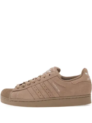 adidas gazelle silver green womens adidas Shoe Palace x adidas Superstar II Dame Time Mens Lifestyle Shoes (White/Green/Beige) main image 1