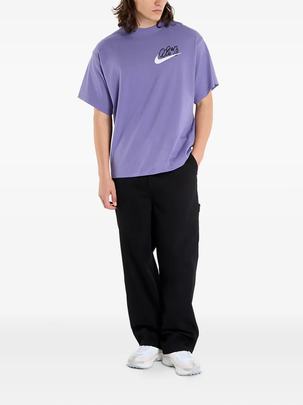 Nike Swoosh-graphic T-shirt - Paars