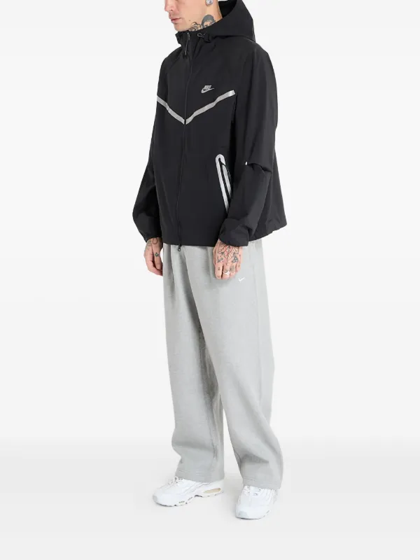 nike woven jacket black