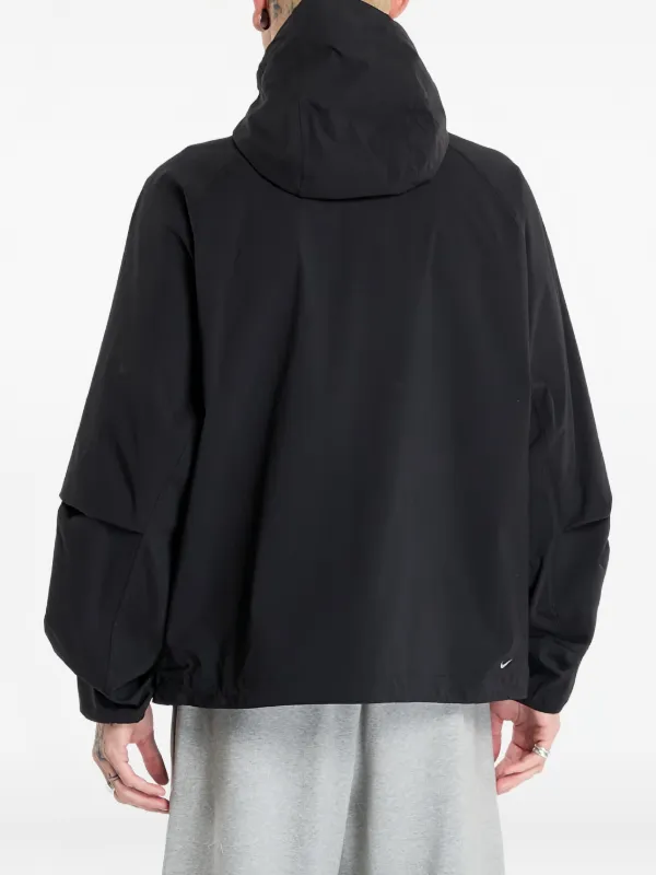 nike woven jacket black