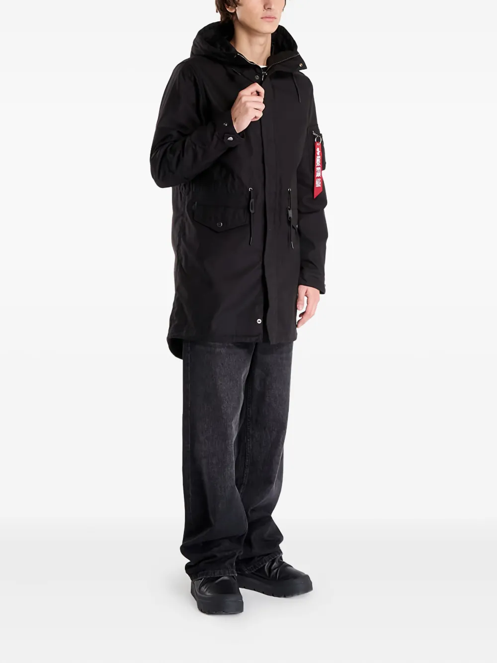 Alpha Industries zip-up pocket jacket | Hooded Jackets | Image 2