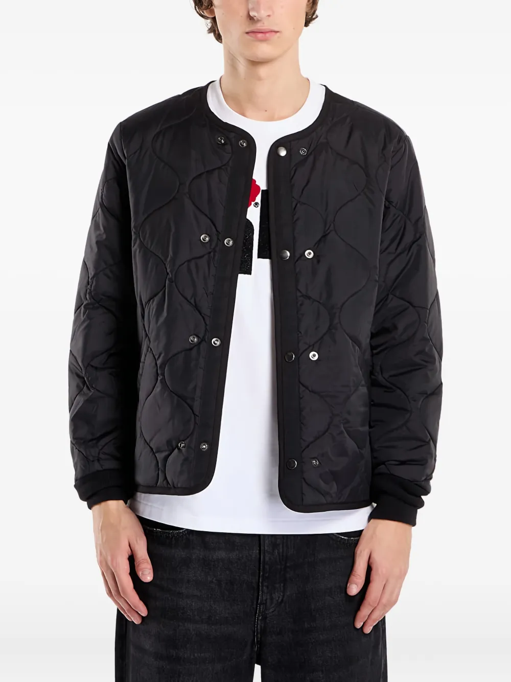 Alpha Industries Jack met rits en zak Zwart