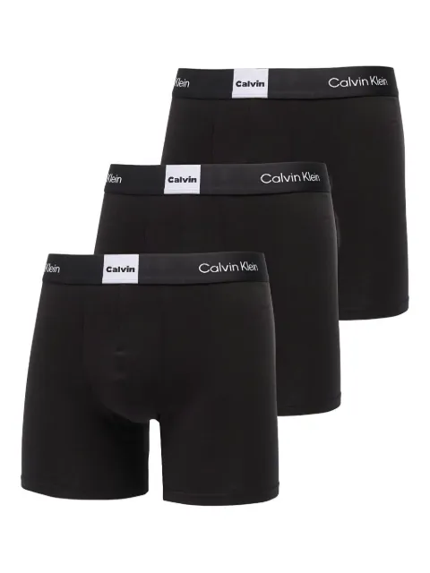 Calvin Klein logo-waistband boxers (pack of three)