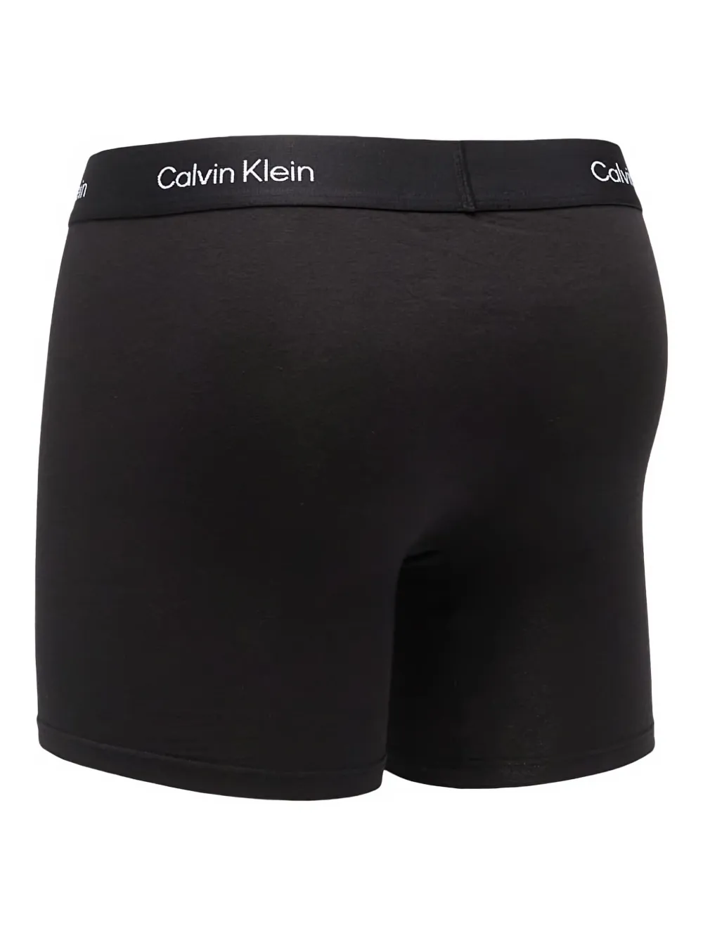 Calvin Klein Logo-waistband Boxers (pack Of Three) In Black