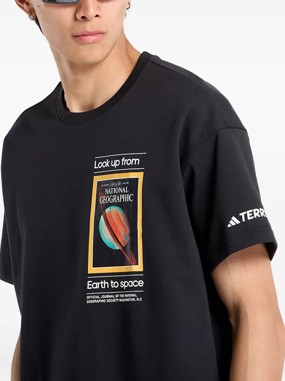 adidas T-shirt met print Zwart