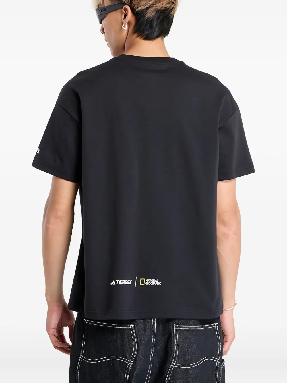 adidas T-shirt met print Zwart