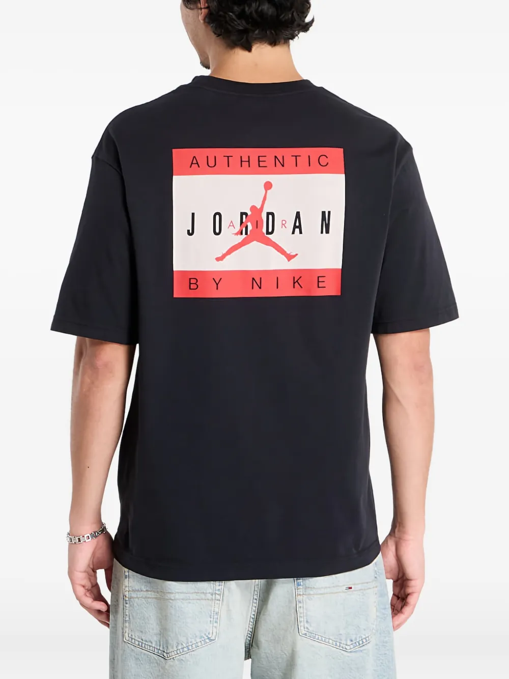 Jordan T-shirt met grafische print Zwart