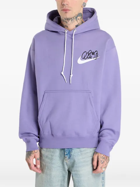 Nike logo-detail hoodie