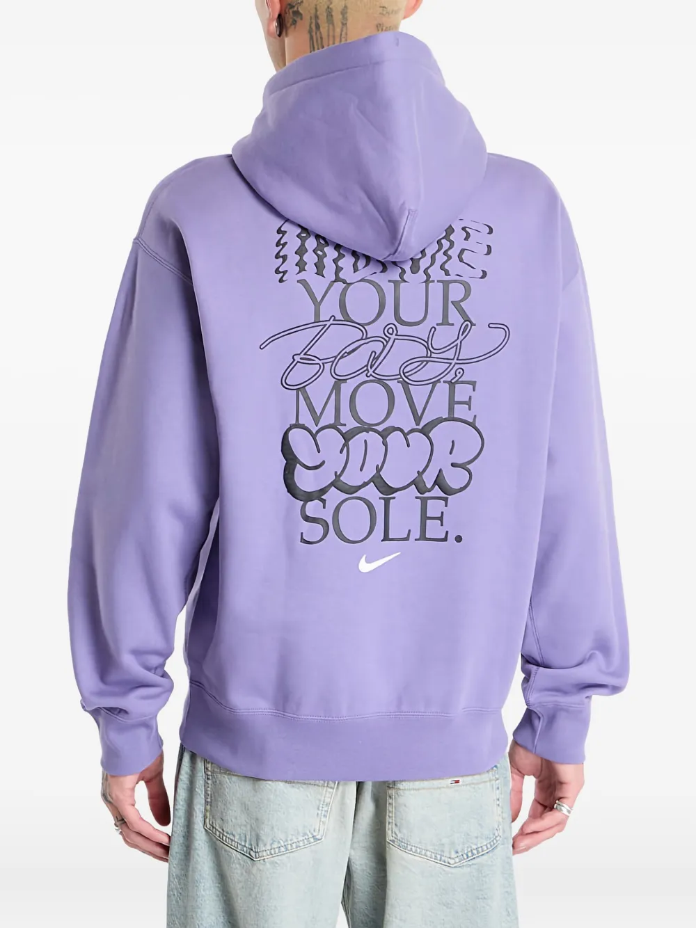 Nike Hoodie met logodetail Paars