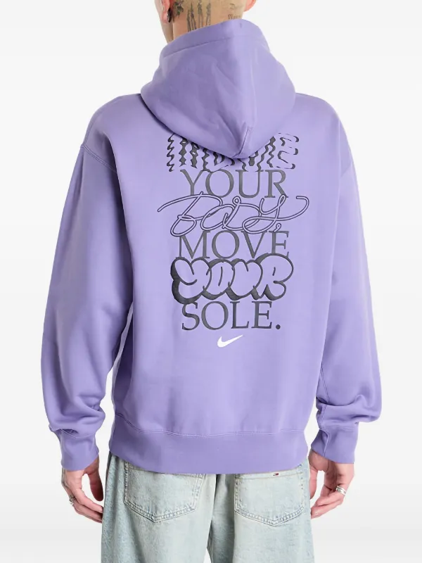 lavender nike swoosh hoodie