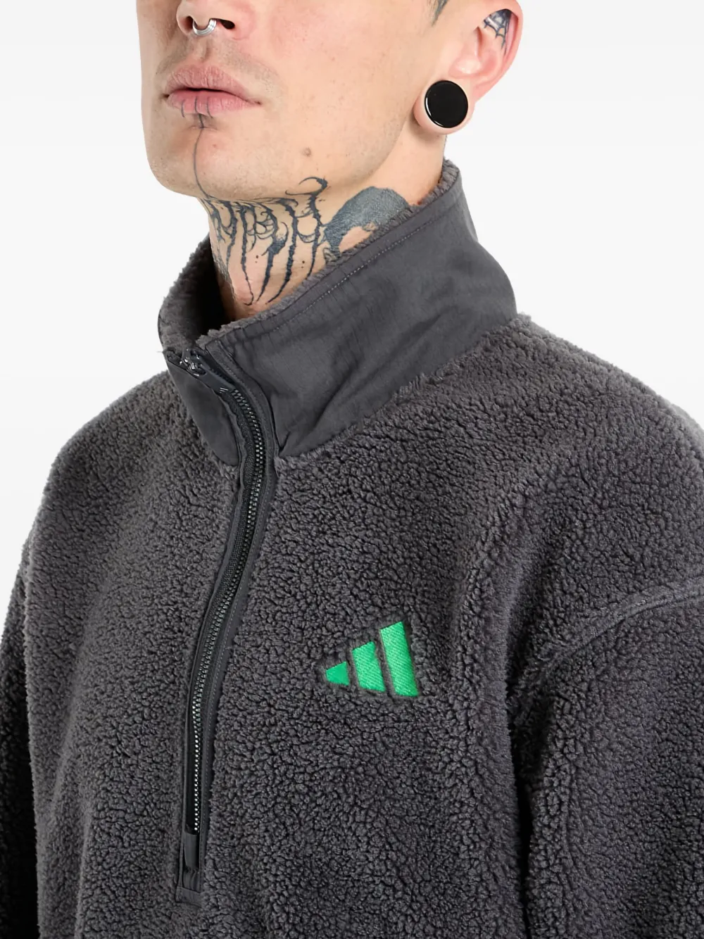 adidas Trui met halve rits Grijs