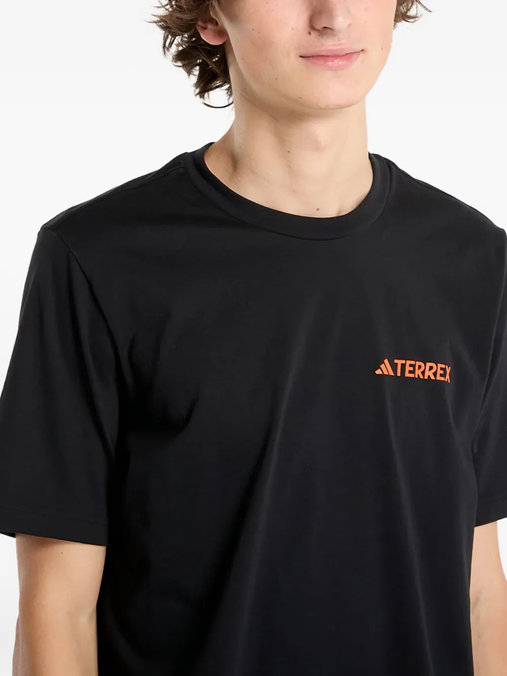 adidas Terrex T-shirt met logoprint Zwart