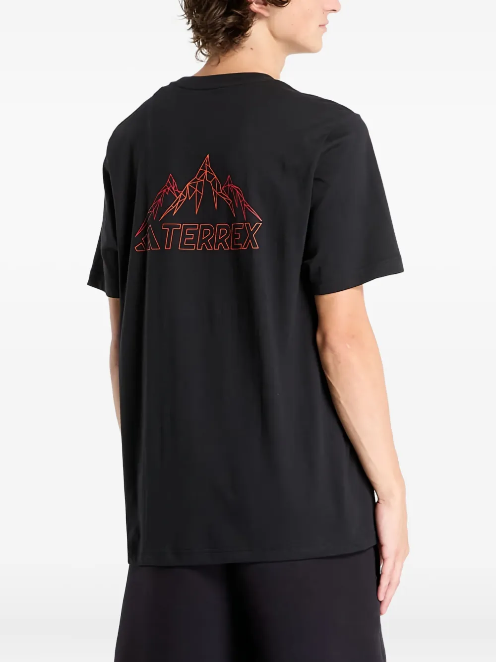 adidas Terrex T-shirt met logoprint Zwart