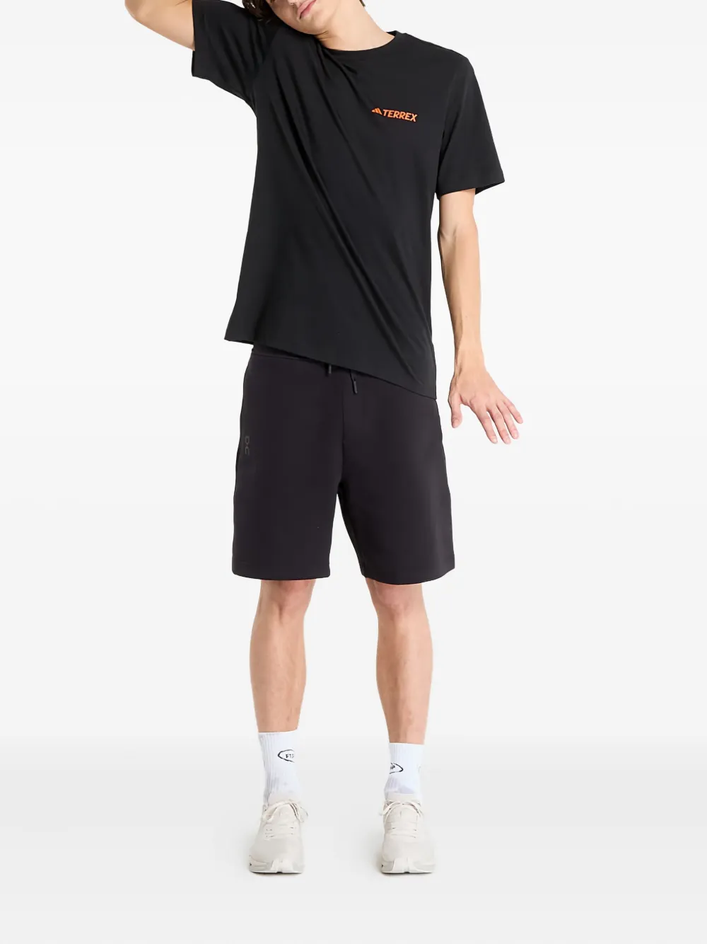 Adidas Terrex logo-print T-shirt - Zwart