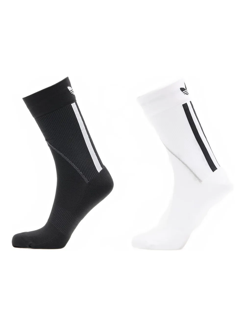 adidas Techy three-stripe crew socks (pack of two) | Black | Image 1