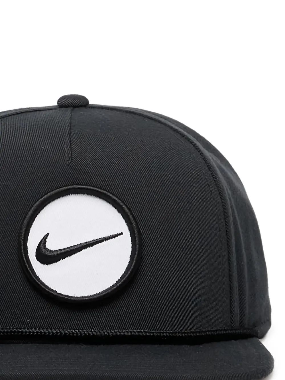 Nike Pet met logopatch Zwart