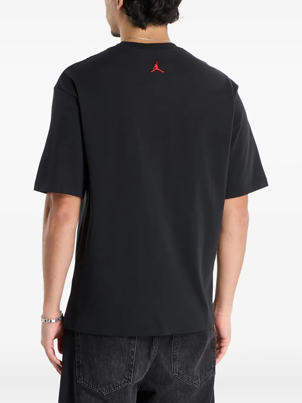 Jordan Sneaker-patch T-shirt In Black