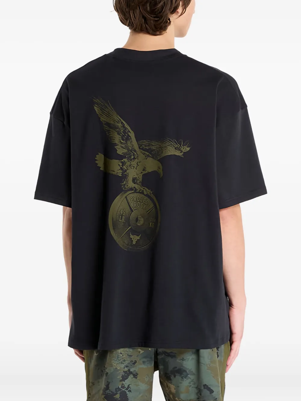 Under Armour Project Rock T-shirt In Black