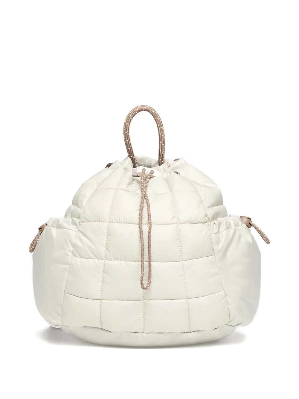 Nike Quilted-design Backpack In White