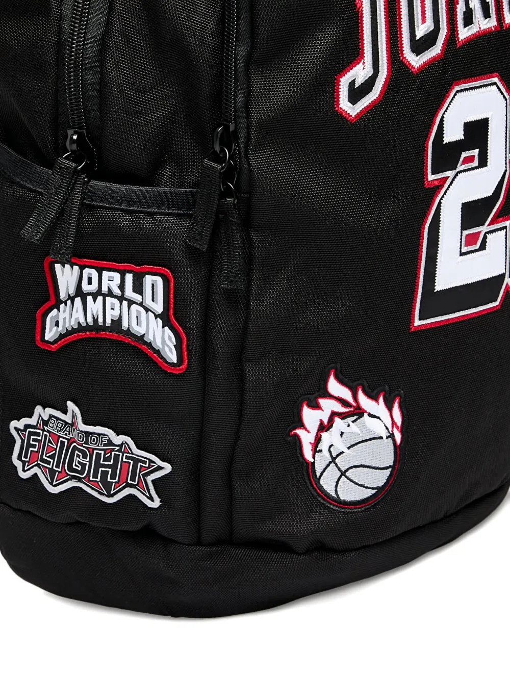 Jordan Logo-appliqué Backpack In Black