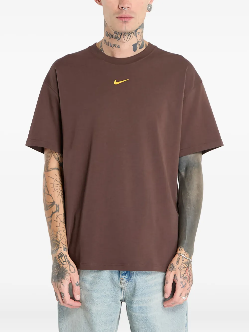 Nike x NOCTA T-shirt met logodetail Bruin