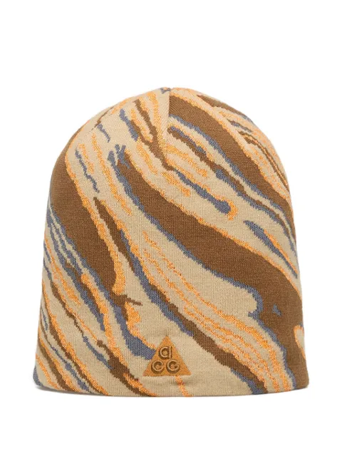 Nike ACG Peak  "Big Bend" tiger-stripe beanie