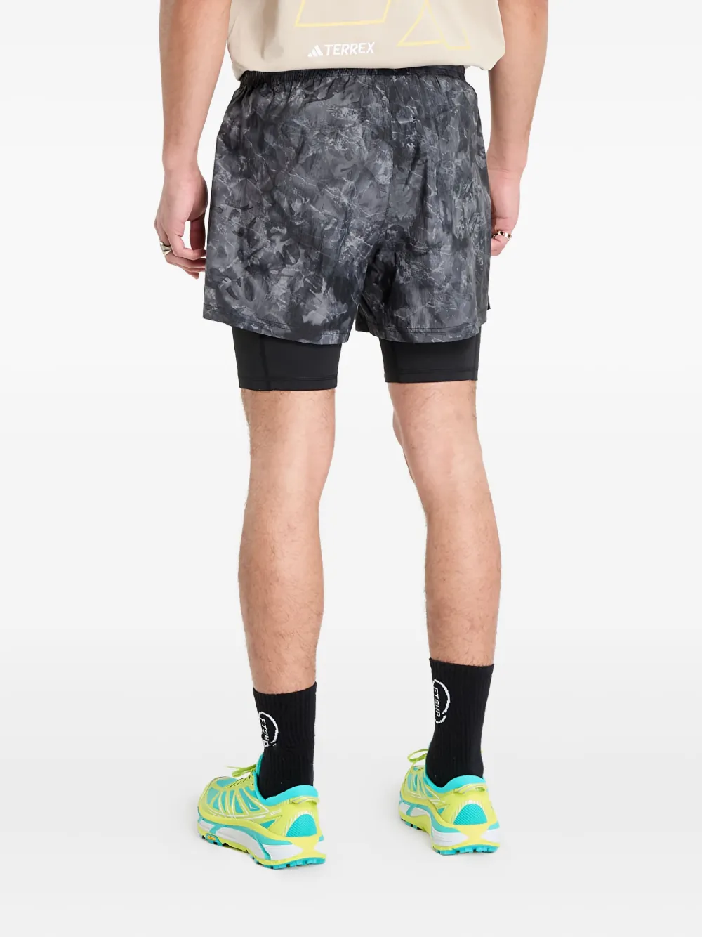 adidas Shorts met trekkoord Grijs
