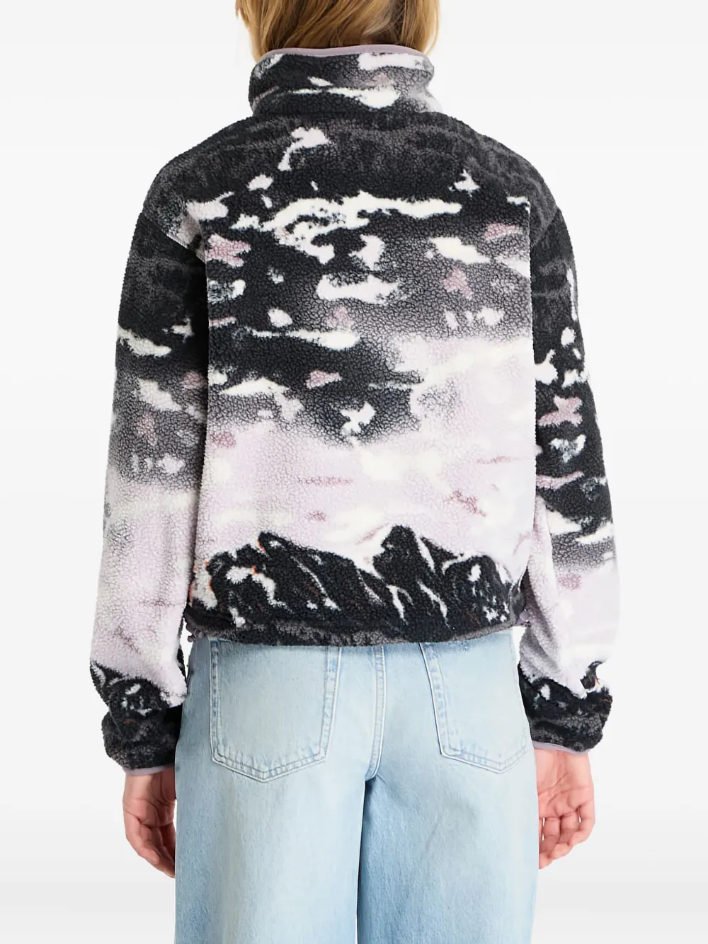 Columbia Helvetia™ II cropped sweater met print Zwart
