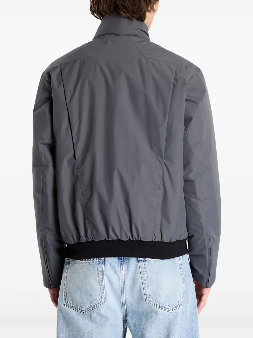 Poutnik By Tilak Continental Zip-fastening Jacket In Gray