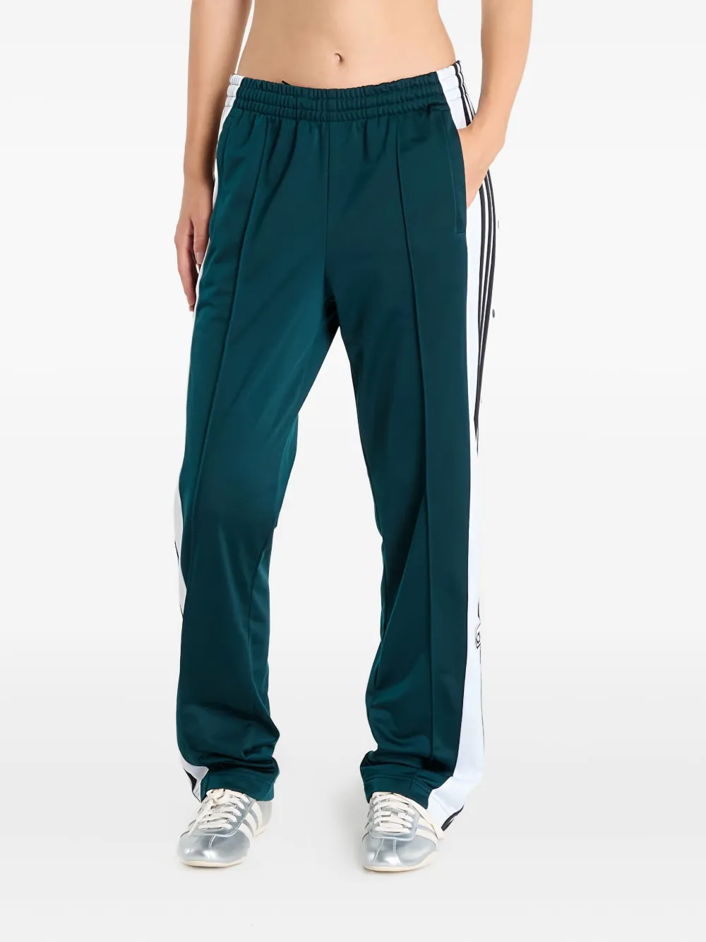 Adidas Originals Adibreak Zip Side Pockets Tracksuit In Green