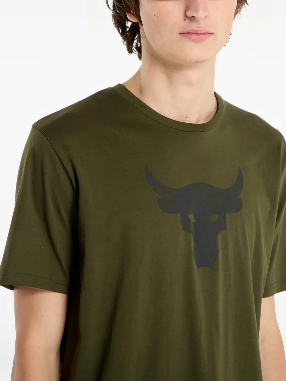 Under Armour Brahma Bull Project Rock T-shirt In Green