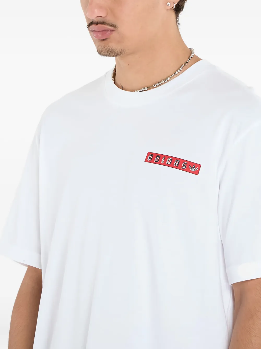 adidas T-shirt met grafische print Wit