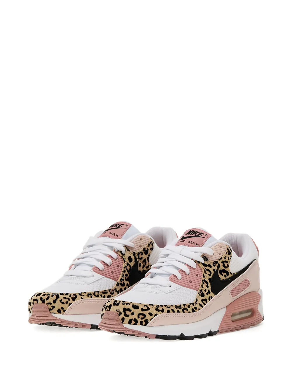 Nike Air Max 90 leopard print trainers - Wit
