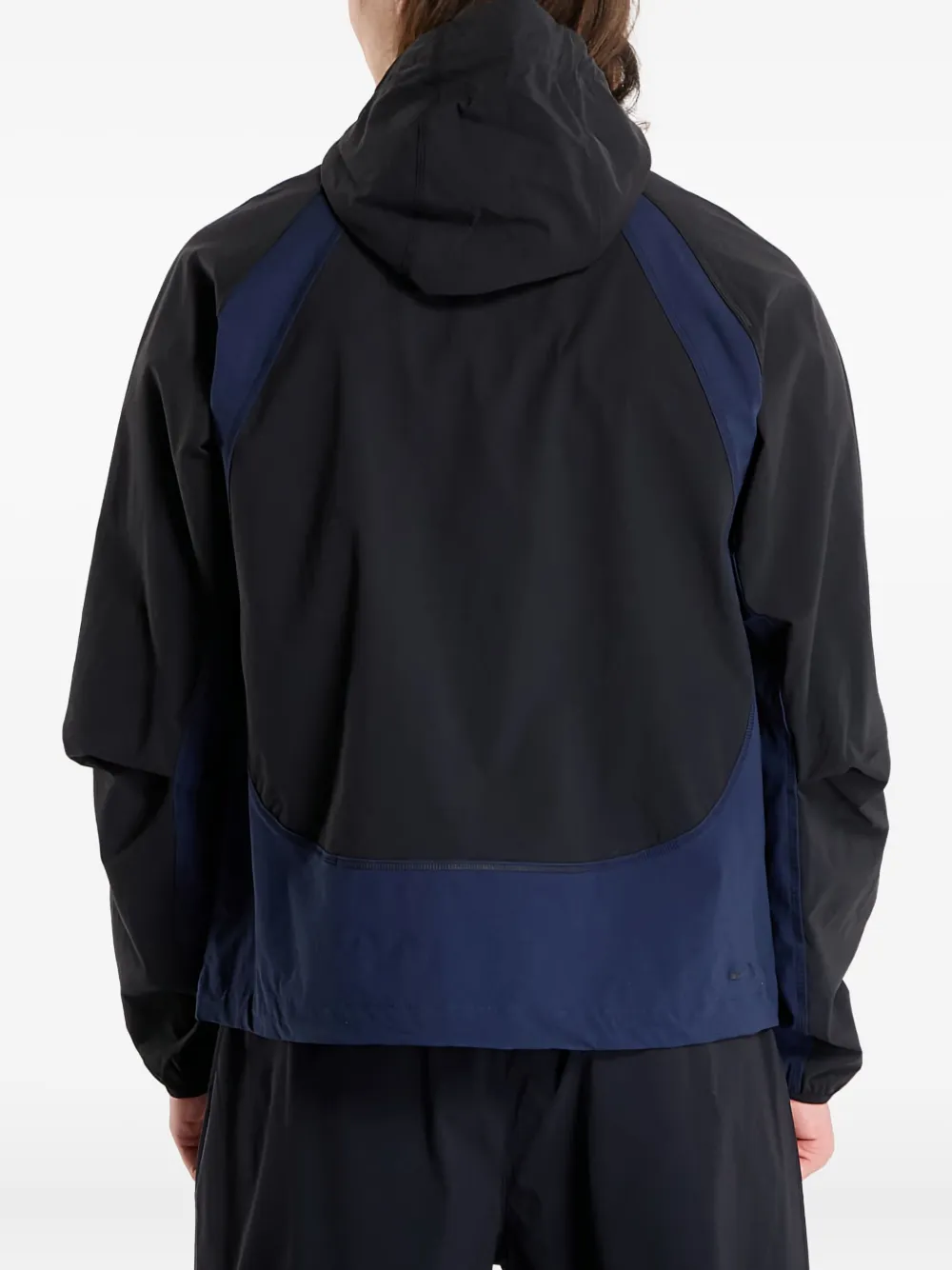 Nike Geweven jack met colourblocking Zwart