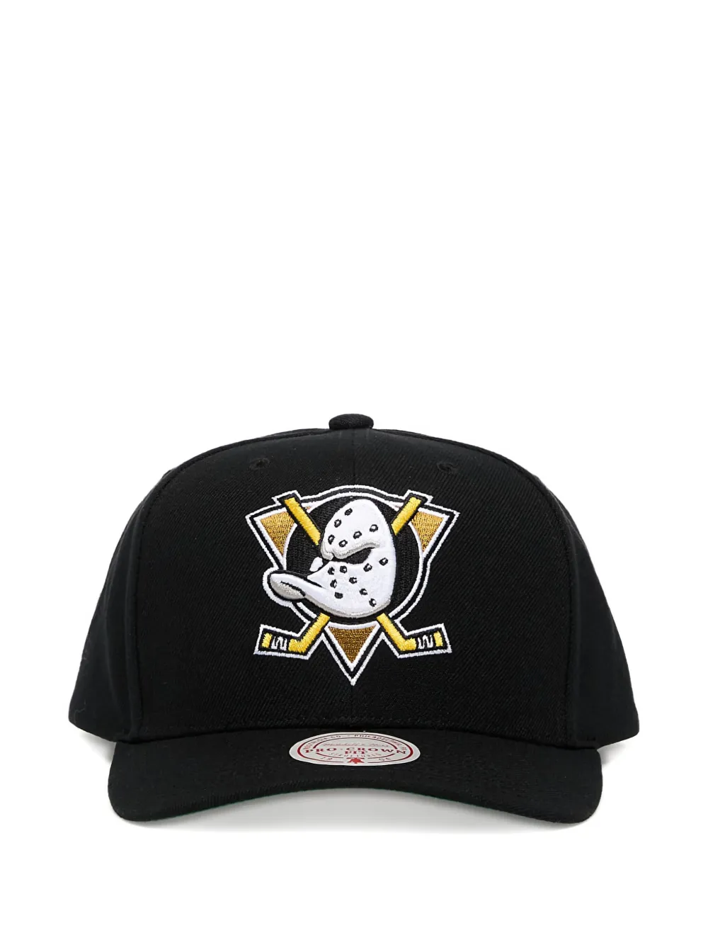 Mitchell & Ness X Anaheim Ducks Team Ground 2.0 Pro Cap In Black
