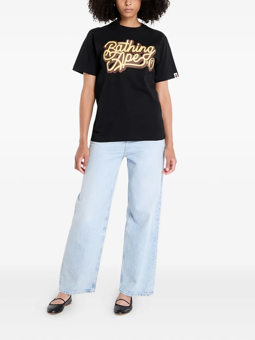 A BATHING APE® x A BATHING APE Script logo Tee T-shirt | T-Shirts & Jersey Shirts | Image 2