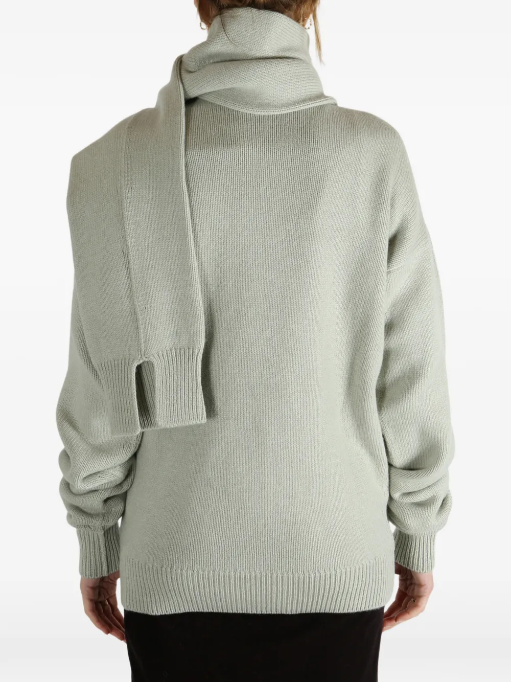 Calvin Klein Roll-neck Sweater In Gray