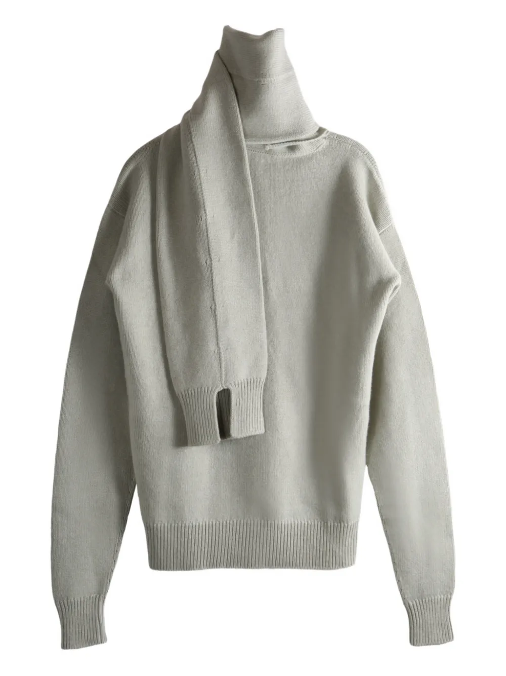 Calvin Klein Roll-neck Sweater In Gray