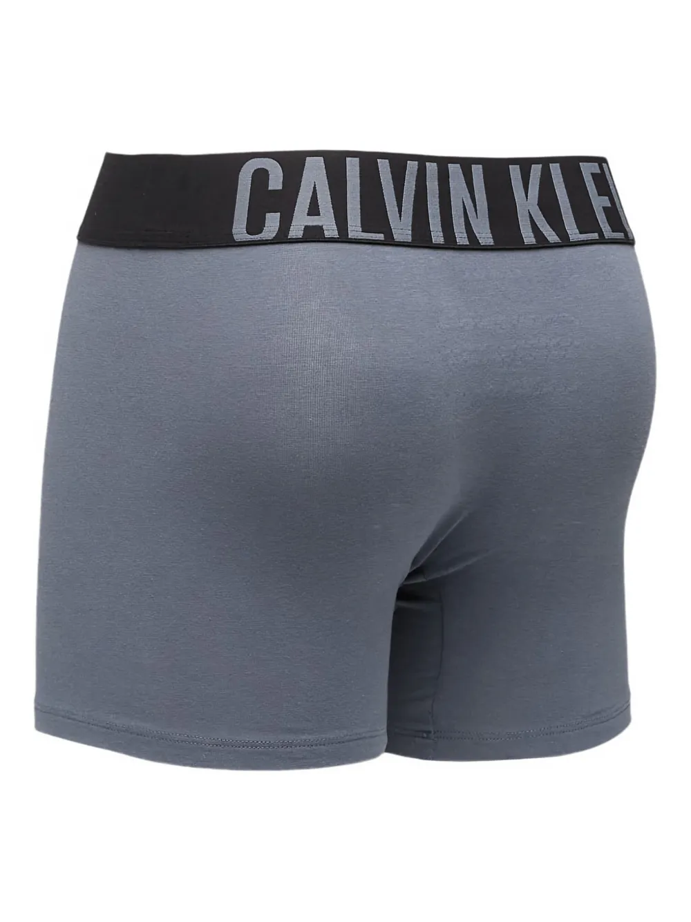 Calvin Klein Logo-waistband Boxer Briefs (pack Of Three) In Gray