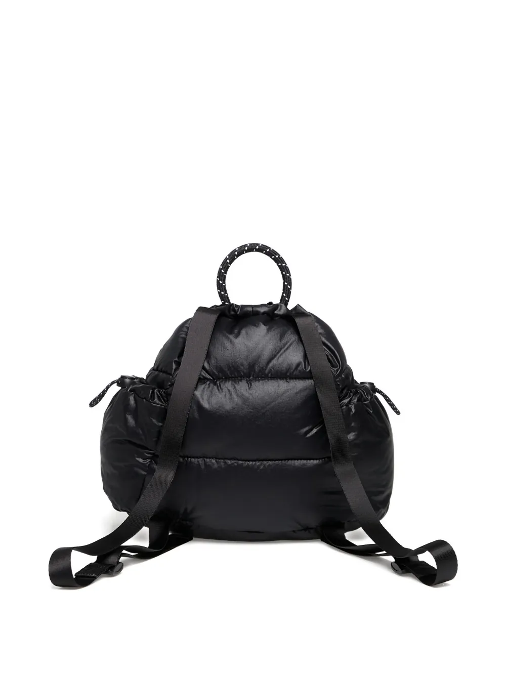Nike Mini Sportswear Puffle Quilted Backpack In Black