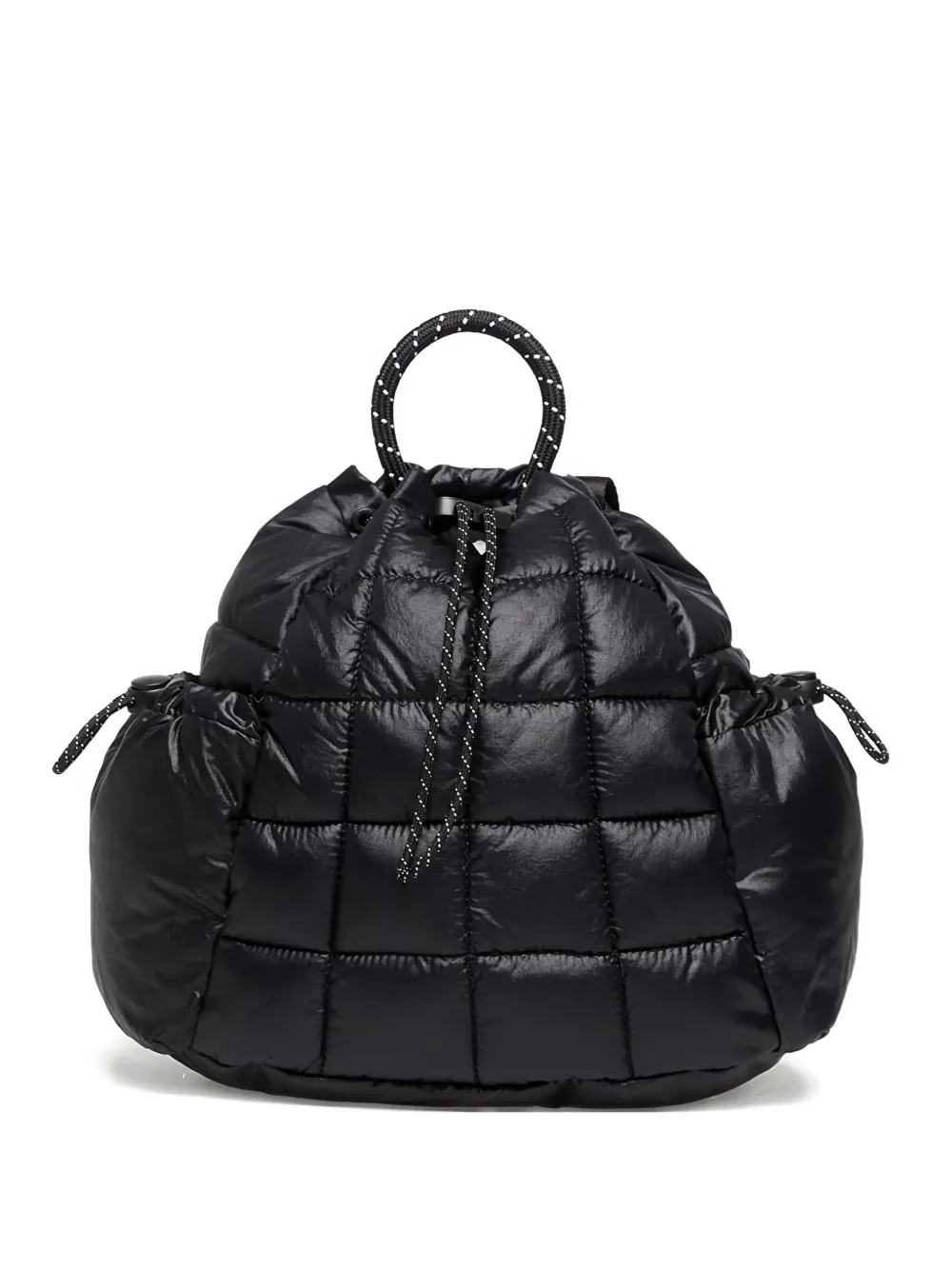 Nike Mini Sportswear Puffle Quilted Backpack In Black