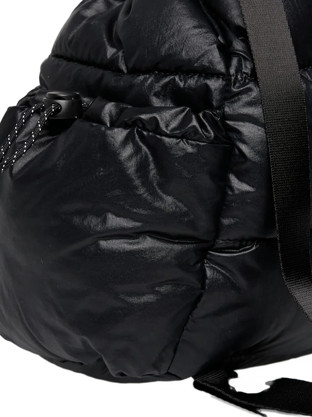 Nike Mini Sportswear Puffle Quilted Backpack In Black