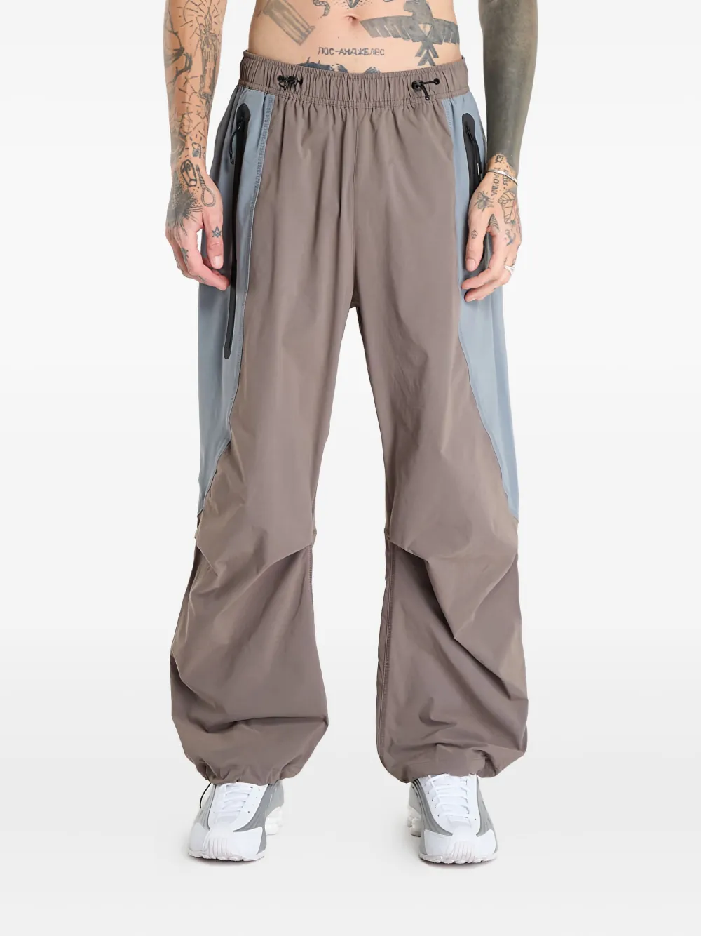 Nike woven colour-block trousers | marron | Image 1