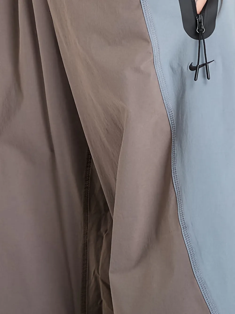 Nike Broek met colourblocking Bruin