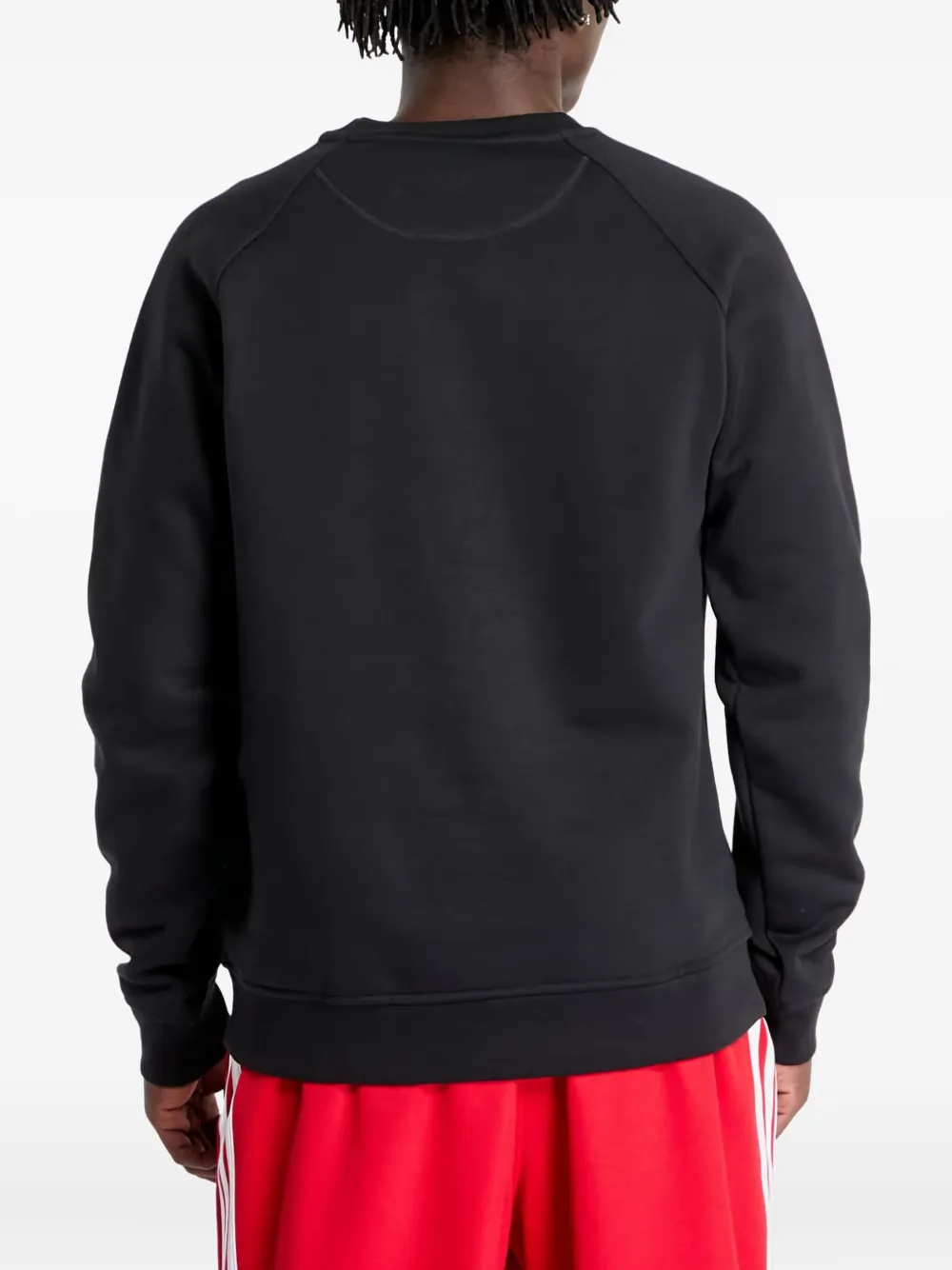 adidas Trefoil sweater met ronde hals Zwart
