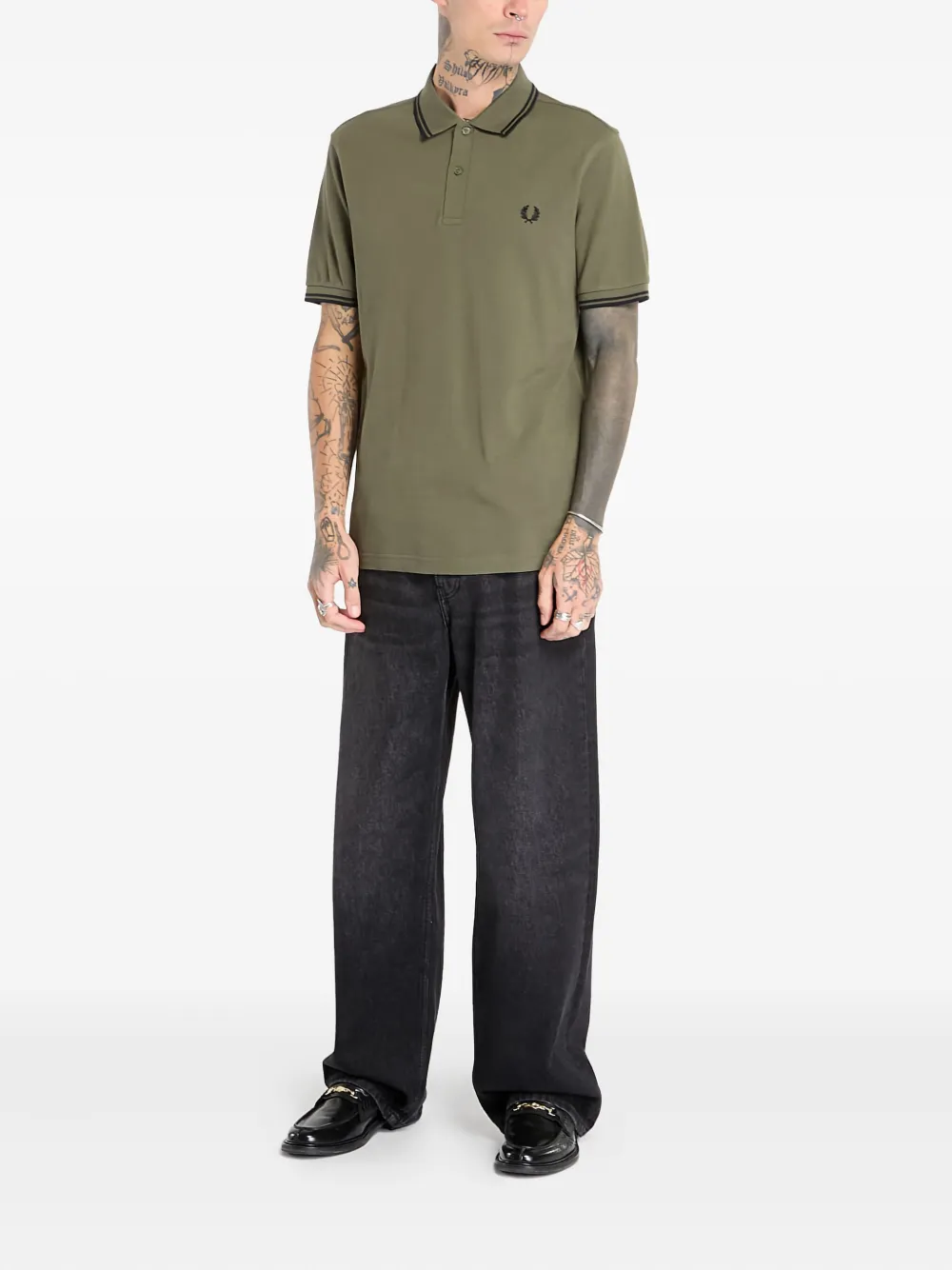 Fred Perry cotton polo shirt - Groen