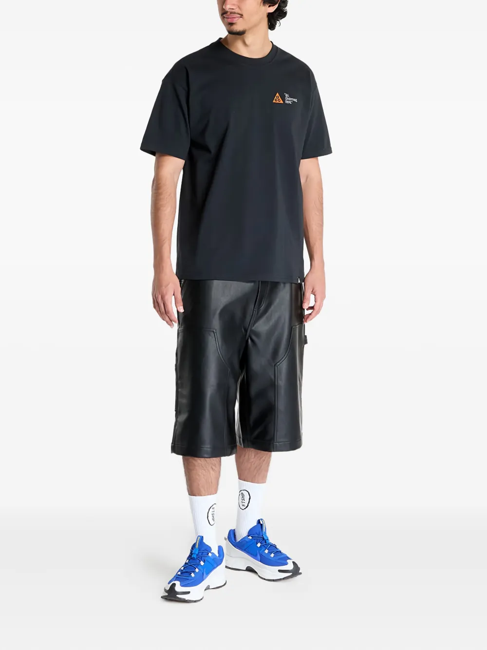 Nike Dri-fit graphic print T-shirt - Zwart