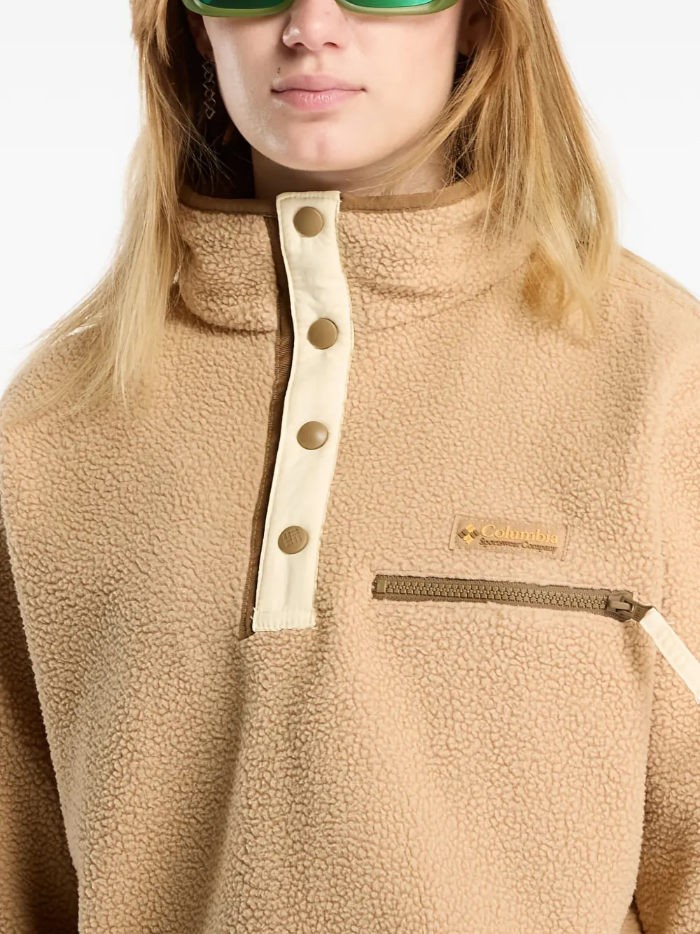 Columbia Helvetia™ Ii Half-snap Fleece Sweater In Neutral