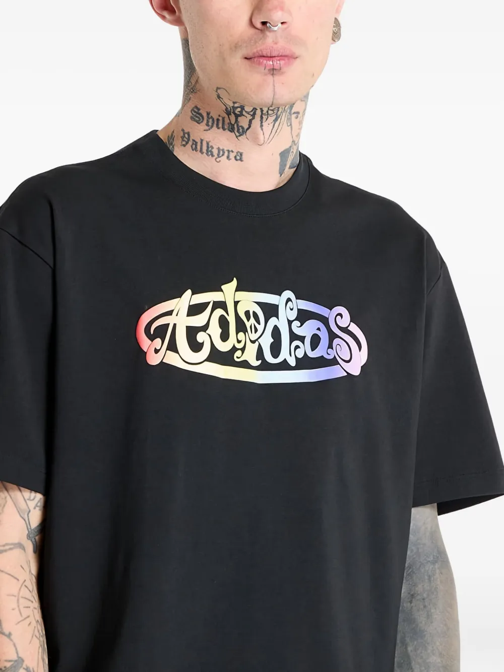 adidas x Jeremy Scott Pride T-shirt Zwart