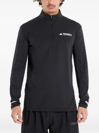 Adidas Terrex Xperior ハーフジップ ロングTシャツ | ブラック 